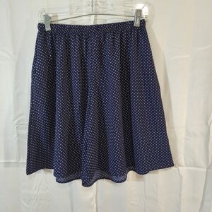 Bombom Navy Blue Polka Dot Shorts